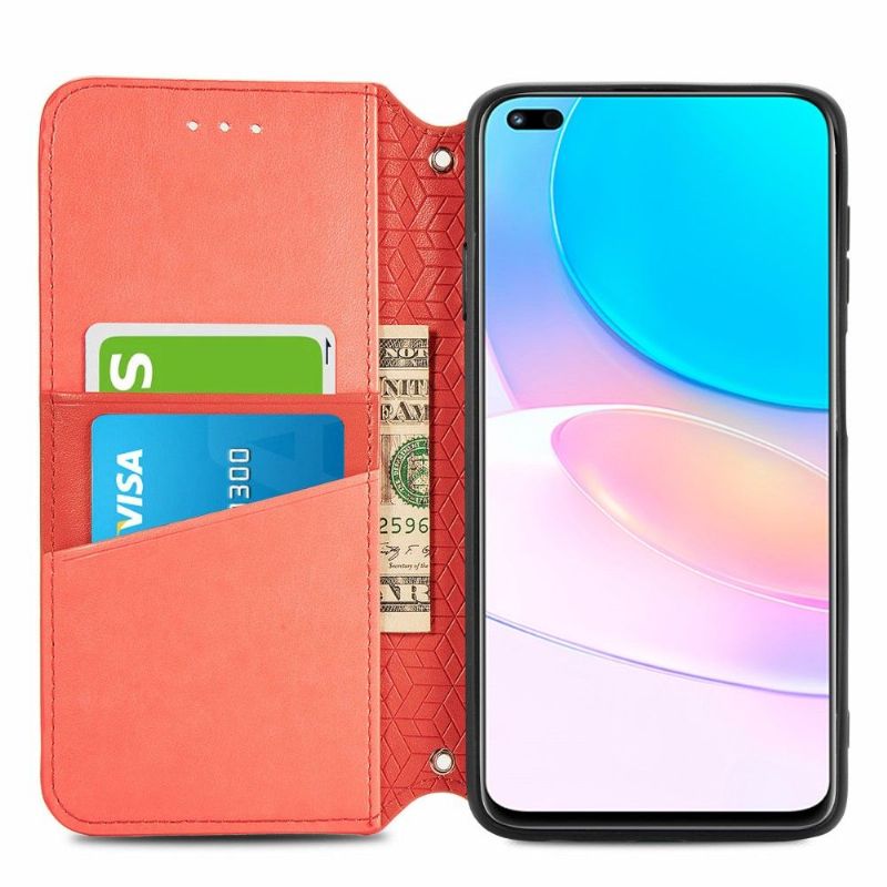 Flipové Pouzdro Na Huawei Nova 8i / Honor 50 Lite Kožené Pouzdro Flip Chic Mandala