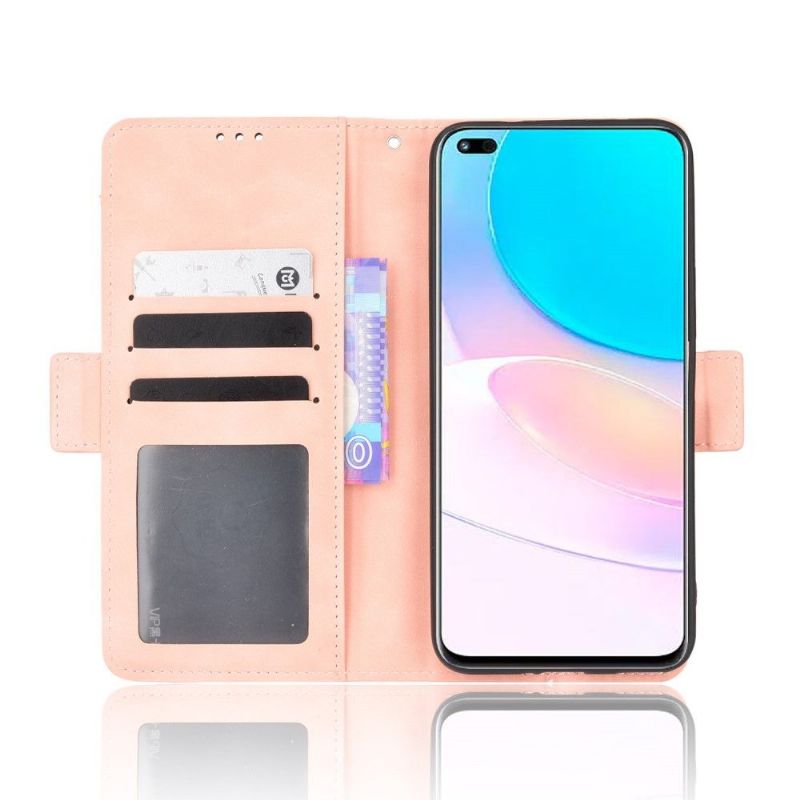 Flipové Pouzdro Na Huawei Nova 8i / Honor 50 Lite Premium S Držitelem Karty