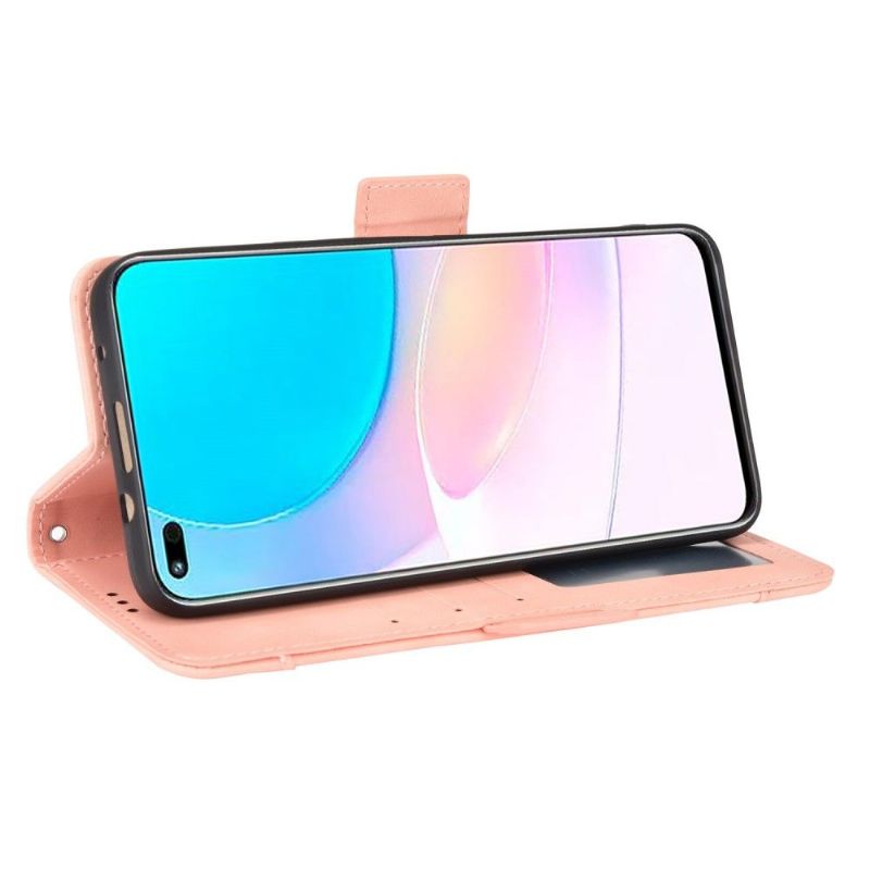 Flipové Pouzdro Na Huawei Nova 8i / Honor 50 Lite Premium S Držitelem Karty