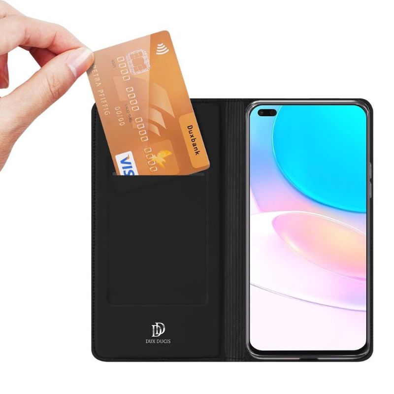 Pouzdra Na Huawei Nova 8i / Honor 50 Lite Obchodní Saténový Efekt