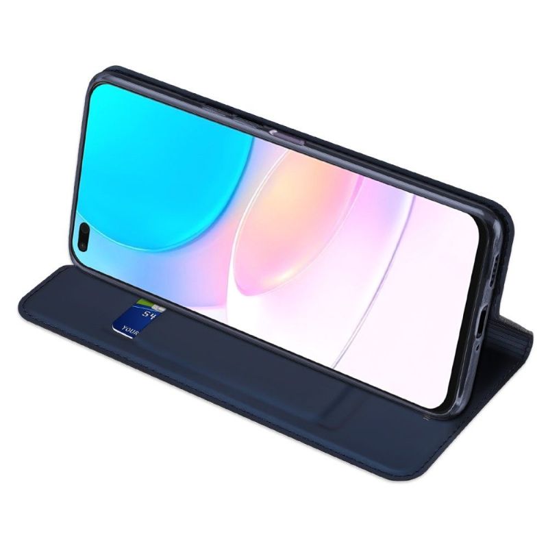 Pouzdra Na Huawei Nova 8i / Honor 50 Lite Obchodní Saténový Efekt