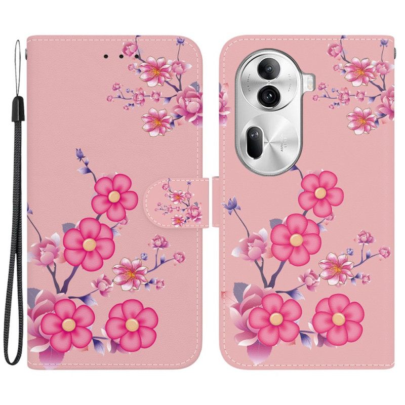 Kožený Kryt Oppo Reno 11 Pro 5g Sakura S Popruhem