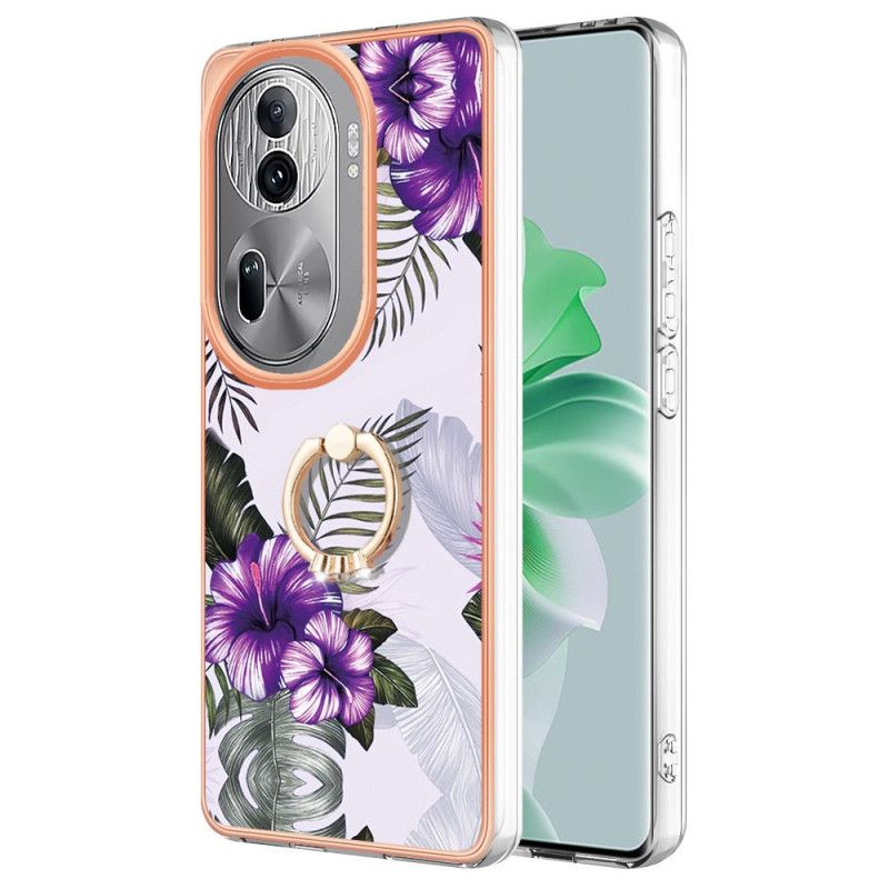 Kryt Na Oppo Reno 11 Pro 5g Mramorový Podpůrný Kroužek