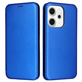 Kožené Pouzdro Oppo Reno 14 5g Uhlíkové Vlákno