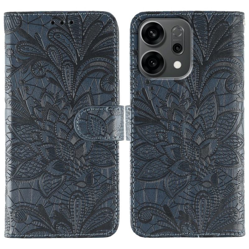 Kožený Kryt Oppo Reno 14 5g Krajková Mandala