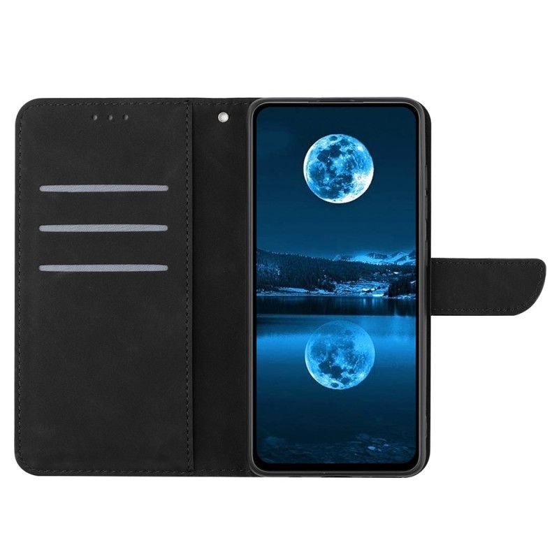 Kožený Kryt Oppo Reno 14 5g Linky A Pruhy