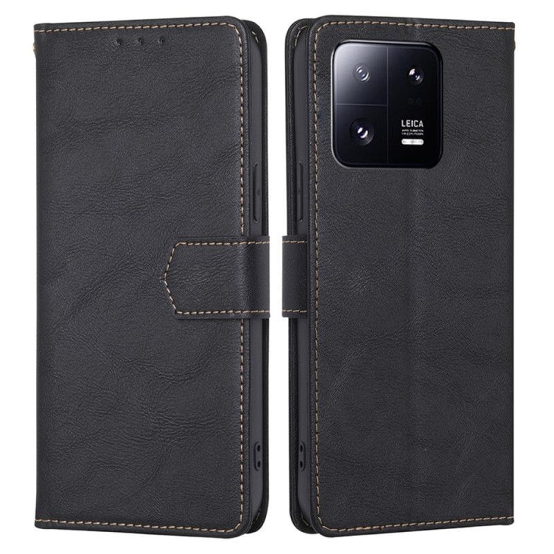 Kožené Pouzdro Na Xiaomi 13 Pro Klasické Rfid