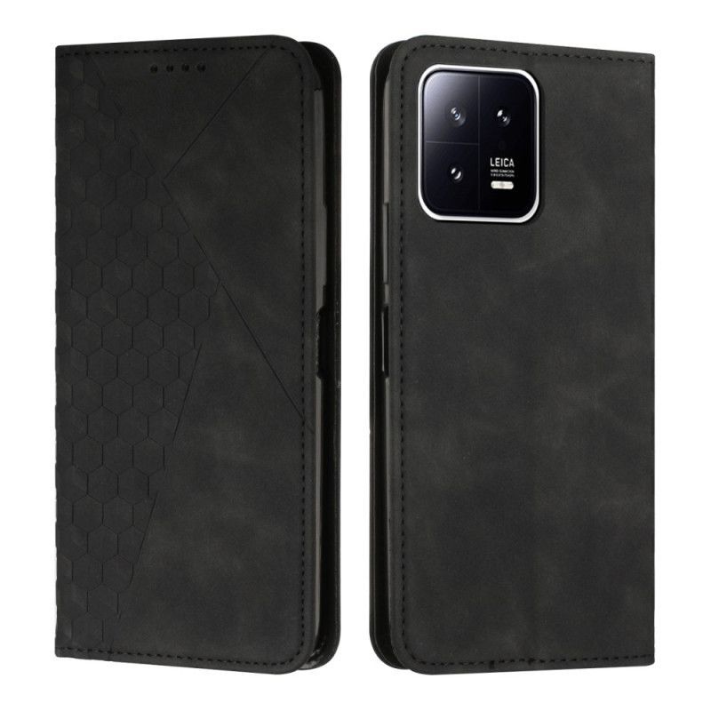Kryty Na Mobil Na Xiaomi 13 Pro Flipové Pouzdro Styl Kůže 3d Vzor