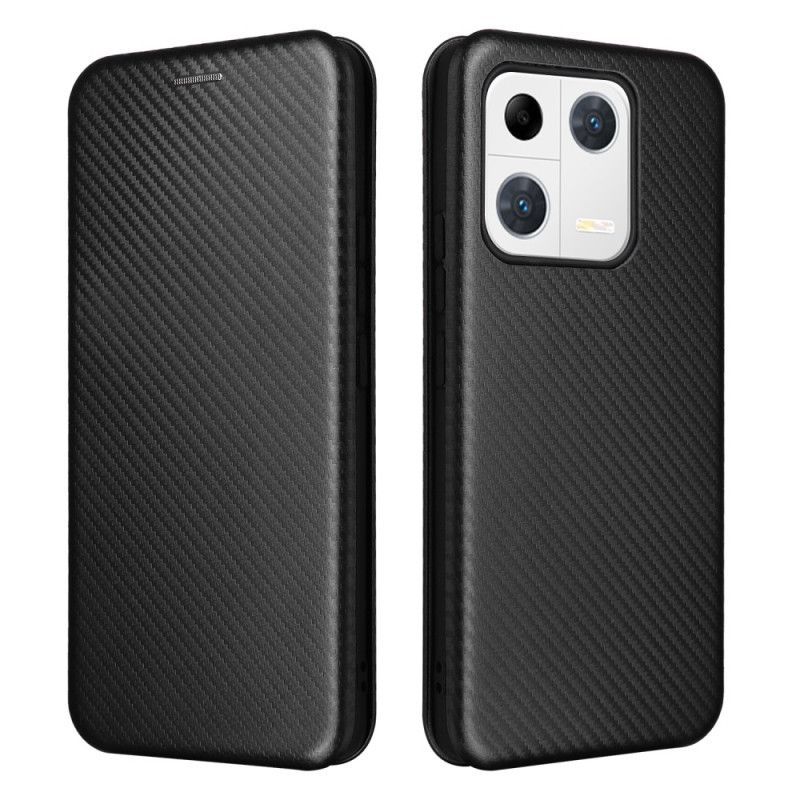 Kryty Na Mobil Na Xiaomi 13 Pro Flipové Pouzdro Uhlíkové Vlákno