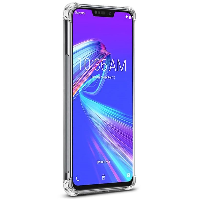 Asus Zenfone Max M2 - Průhledné Pouzdro Class Protect + Ochranná Fólie