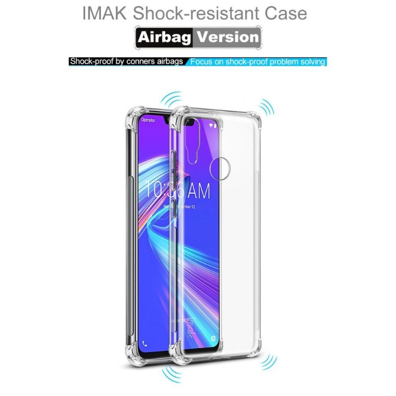 Asus Zenfone Max M2 - Průhledné Pouzdro Class Protect + Ochranná Fólie
