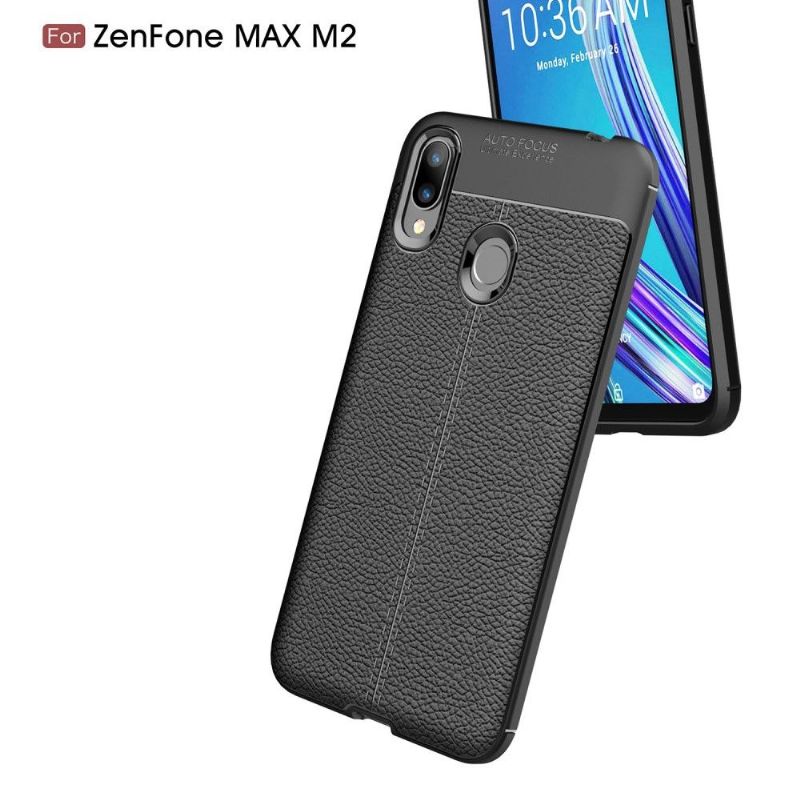 Kryt Na Asus Zenfone Max M2 Gel Pro Konečnou Úpravu Umělé Kůže