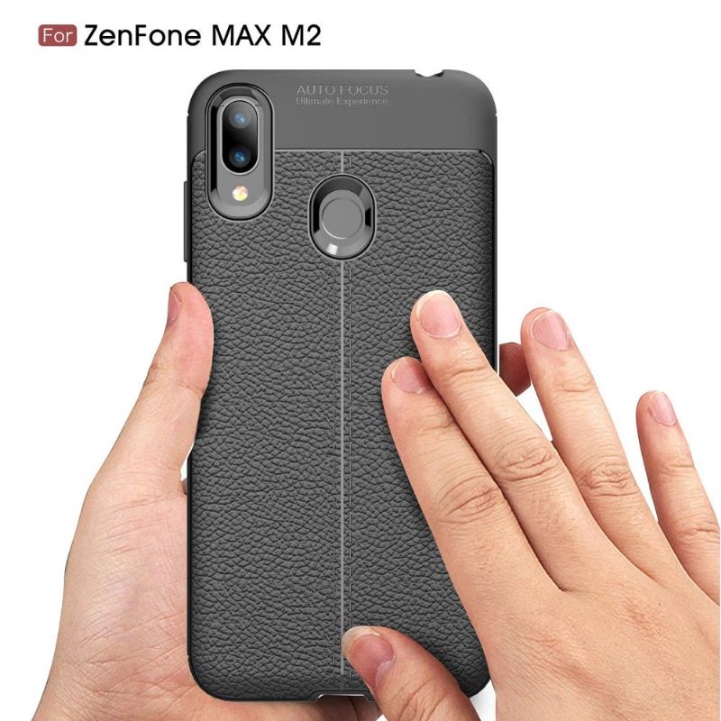 Kryt Na Asus Zenfone Max M2 Gel Pro Konečnou Úpravu Umělé Kůže