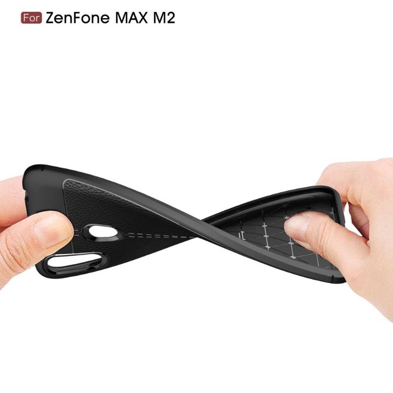 Kryt Na Asus Zenfone Max M2 Gel Pro Konečnou Úpravu Umělé Kůže