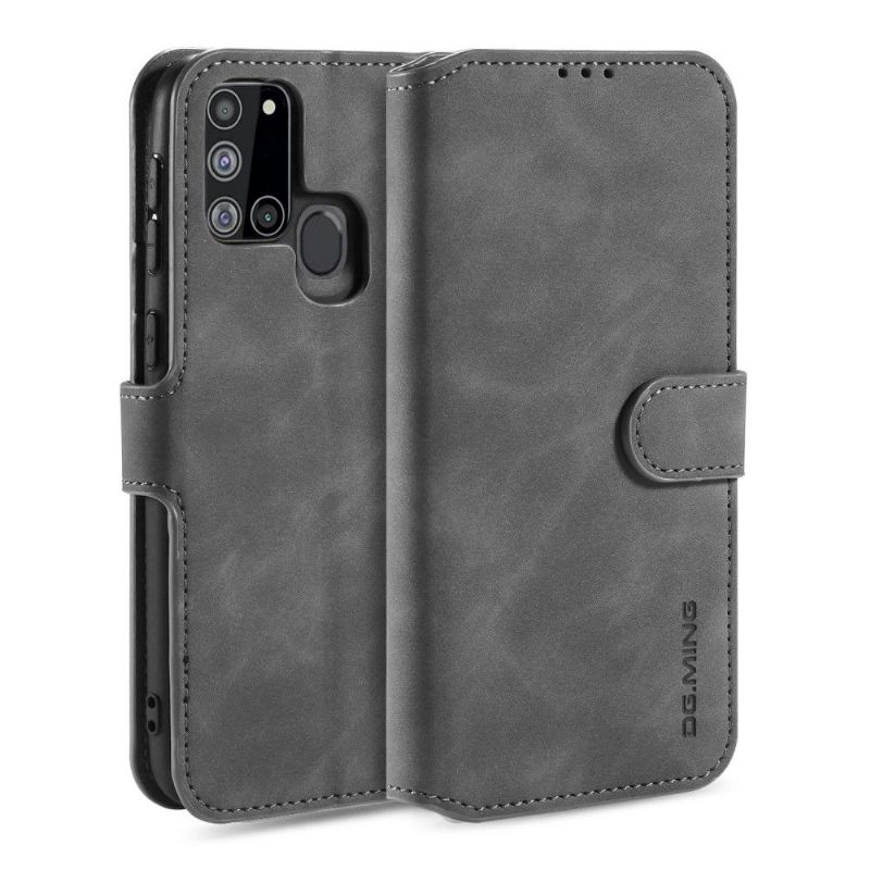 Flipové Pouzdro Na Samsung Galaxy A21s Retro Styl Dg Ming