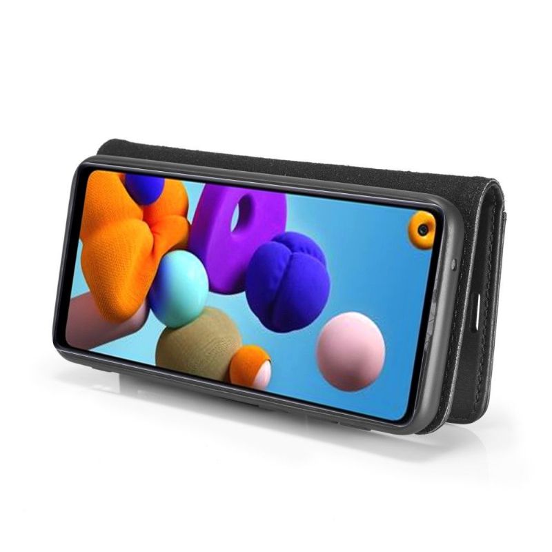 Kryt Flipové Pouzdro Na Samsung Galaxy A21s Ochranný 2v1 Odnímatelné