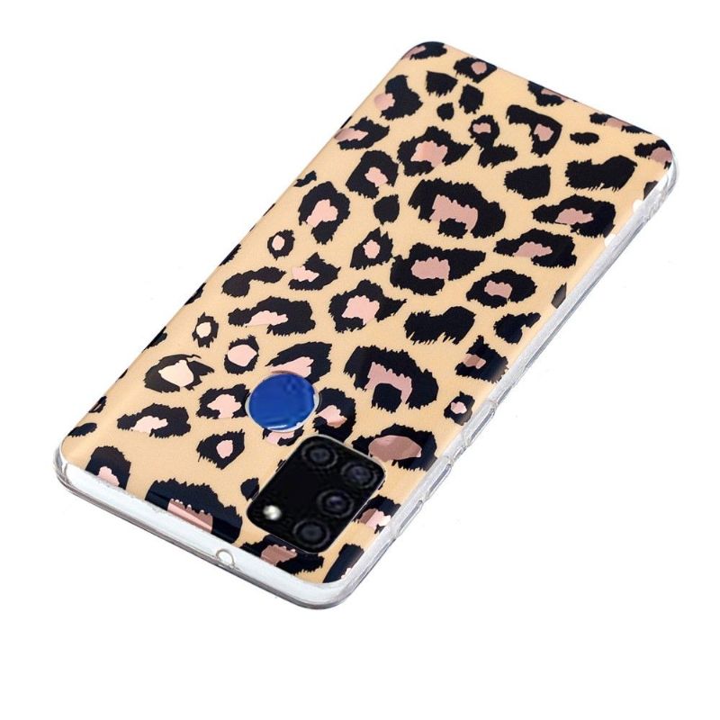 Kryt Na Samsung Galaxy A21s Flexibilní Leopard