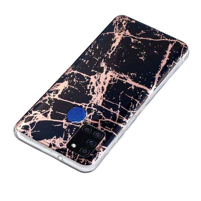 Kryt Na Samsung Galaxy A21s Kovový Mramor