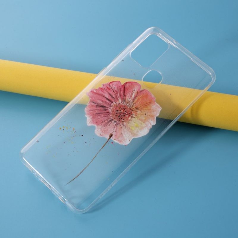 Kryt Na Samsung Galaxy A21s Květina Akvarelu