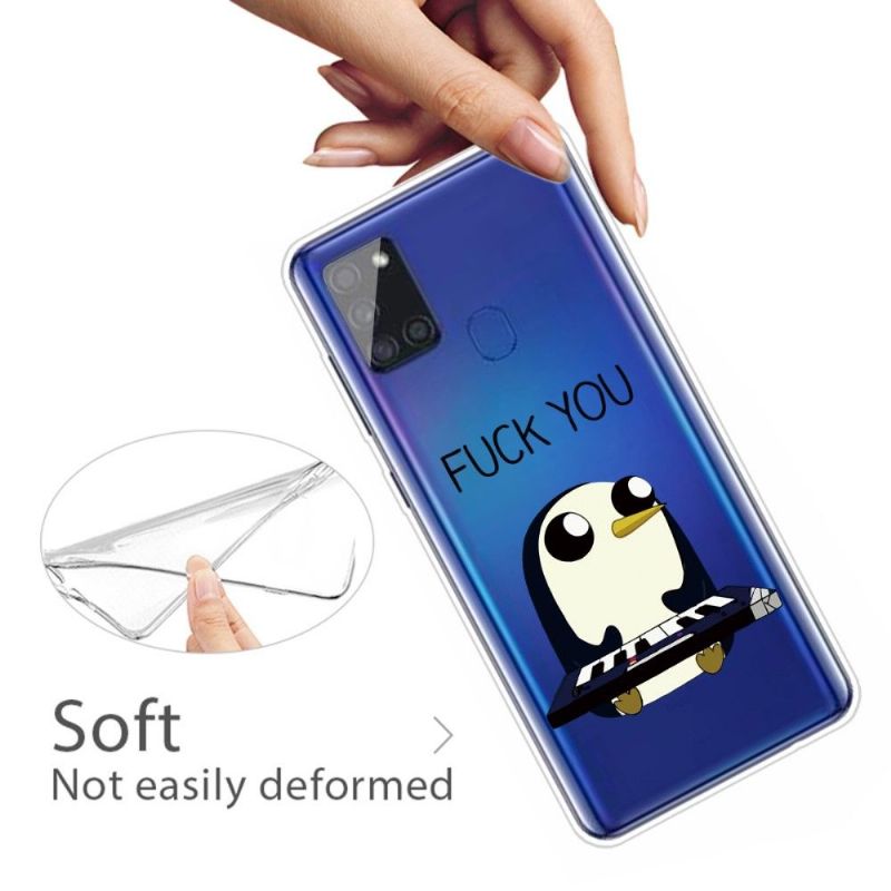 Kryt Na Samsung Galaxy A21s Penguin Piano"do Prdele"