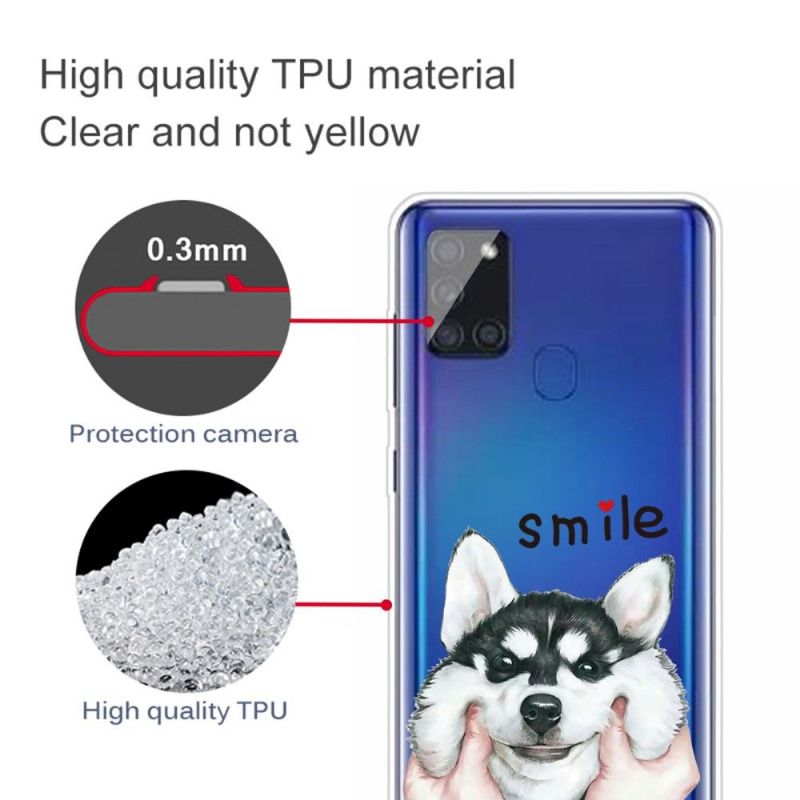 Kryt Na Samsung Galaxy A21s Úsměvný Pes
