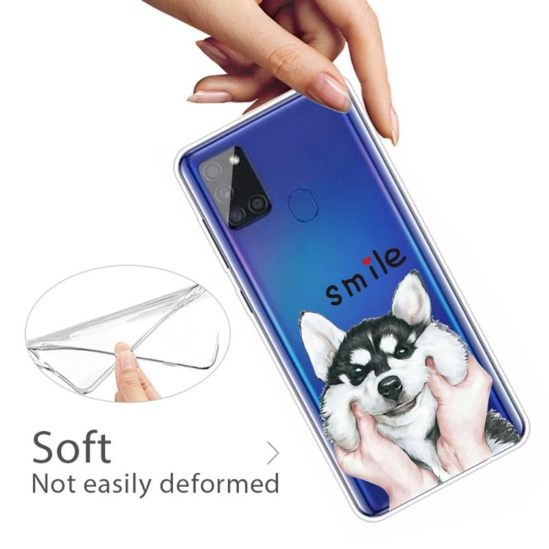 Kryt Na Samsung Galaxy A21s Úsměvný Pes