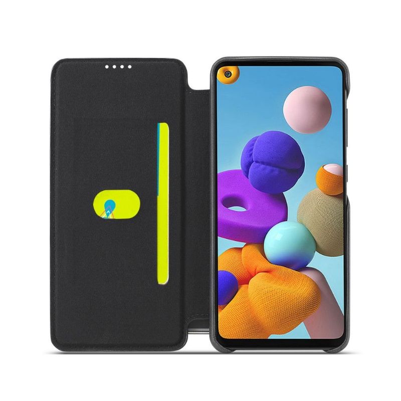 Kryty Na Mobil Na Samsung Galaxy A21s Flipové Pouzdro Umělá Kůže