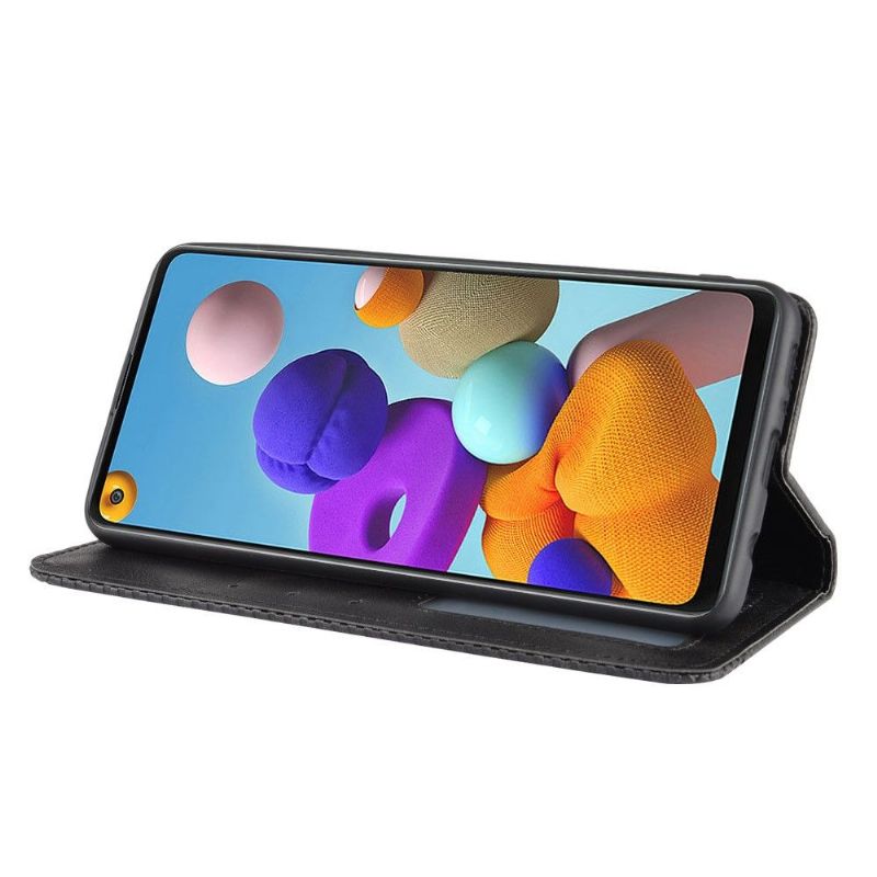 Pouzdra Na Samsung Galaxy A21s Kůže Ve Stylu Cirénius