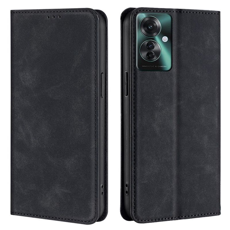 Kožené Pouzdro Oppo Reno 11f 5g Semišový Styl