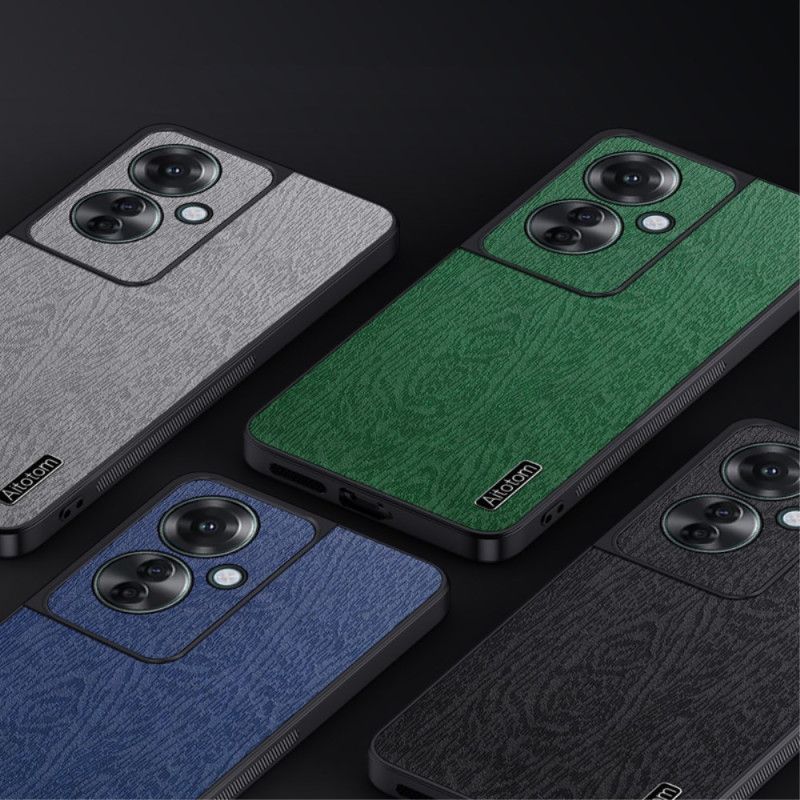 Kryt Oppo Reno 11f 5g Umělá Kůže S Dřevěným Efektem