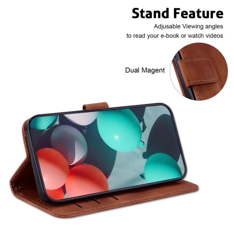 Peněženková Pouzdra Oppo Reno 11f 5g Design 7 S Popruhem