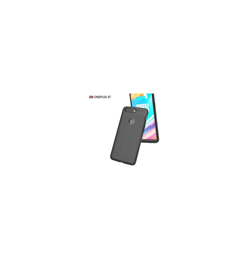 Kryt Na OnePlus 5T Styl Kůže S Texturou Litchi