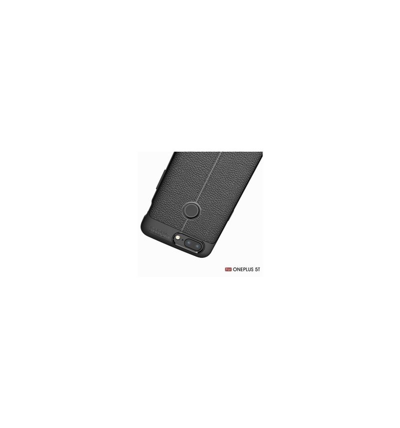 Kryt Na OnePlus 5T Styl Kůže S Texturou Litchi