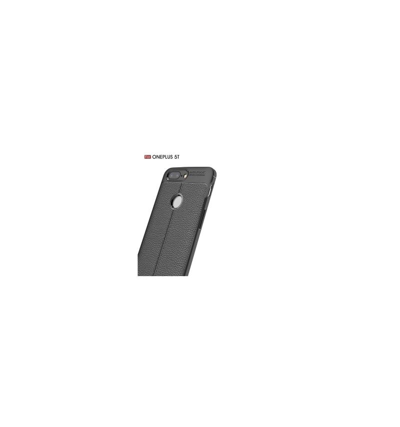 Kryt Na OnePlus 5T Styl Kůže S Texturou Litchi