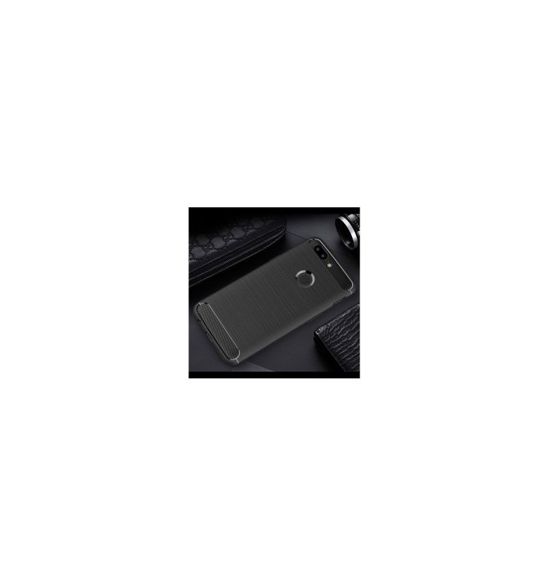 Kryty Na Mobil Na OnePlus 5T Kartáčovaný Uhlík