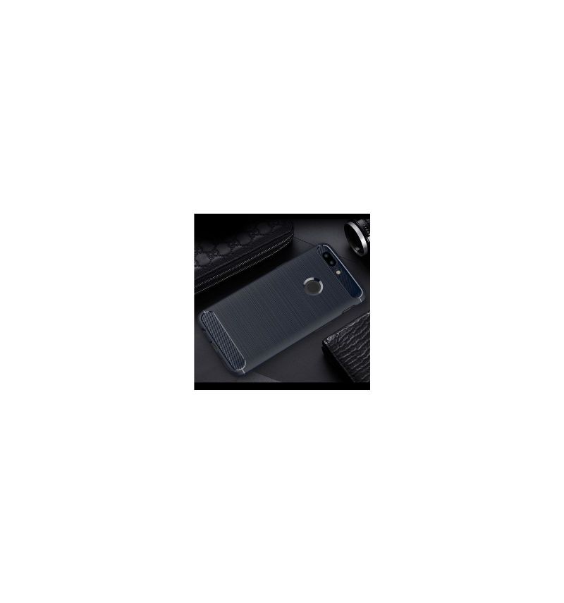 Kryty Na Mobil Na OnePlus 5T Kartáčovaný Uhlík