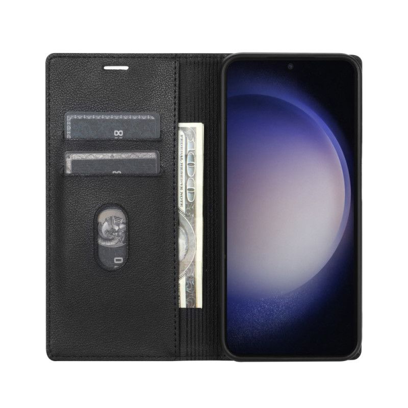 Kožené Pouzdro Folio Na Samsung Galaxy S26 Magnetické Zapínání S Koženým Efektem