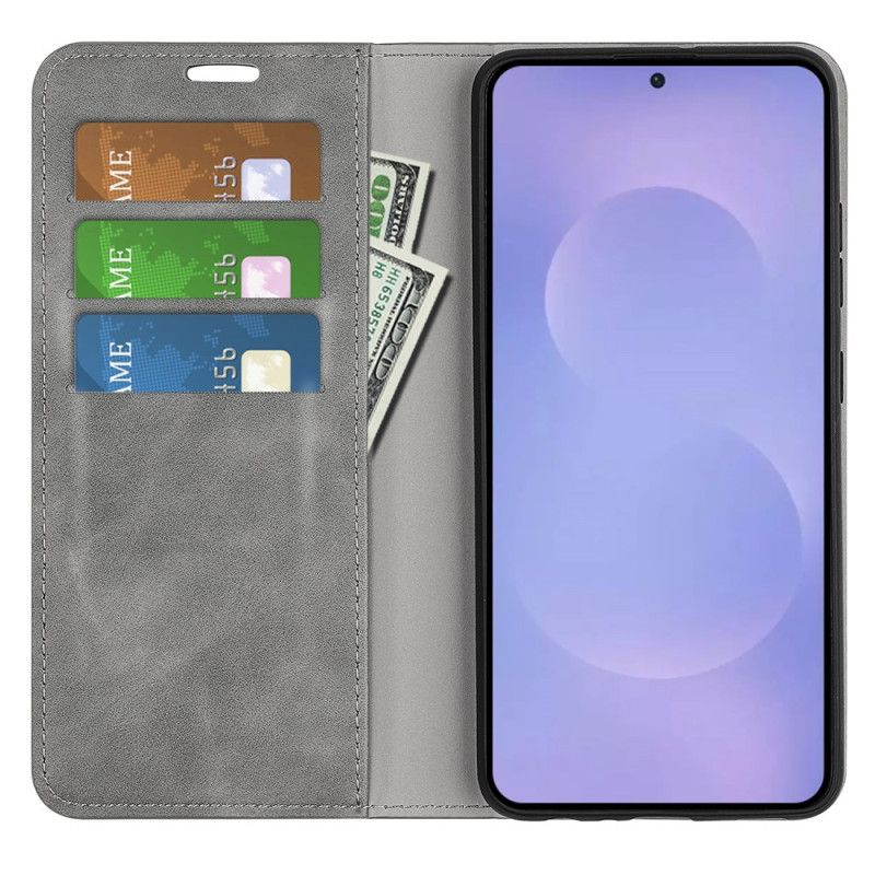 Kožené Pouzdro Folio Samsung Galaxy S26 Kožený Styl