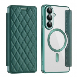 Kožené Pouzdro Folio Samsung Galaxy S26 Pouzdro Na Karty S Rfid Ochranou A Polstrovaným Chráničem Čočky