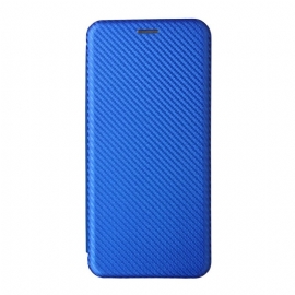 Kožené Pouzdro Samsung Galaxy S26 Kryty Na Mobil Uhlíková Textura S Vlákny