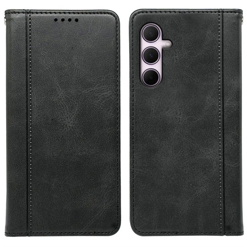 Kožené Pouzdro Samsung Galaxy S26 Ozdoba S Koženým Efektem