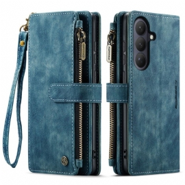 Kožený Kryt Samsung Galaxy S26 Semišový Efekt Caseme