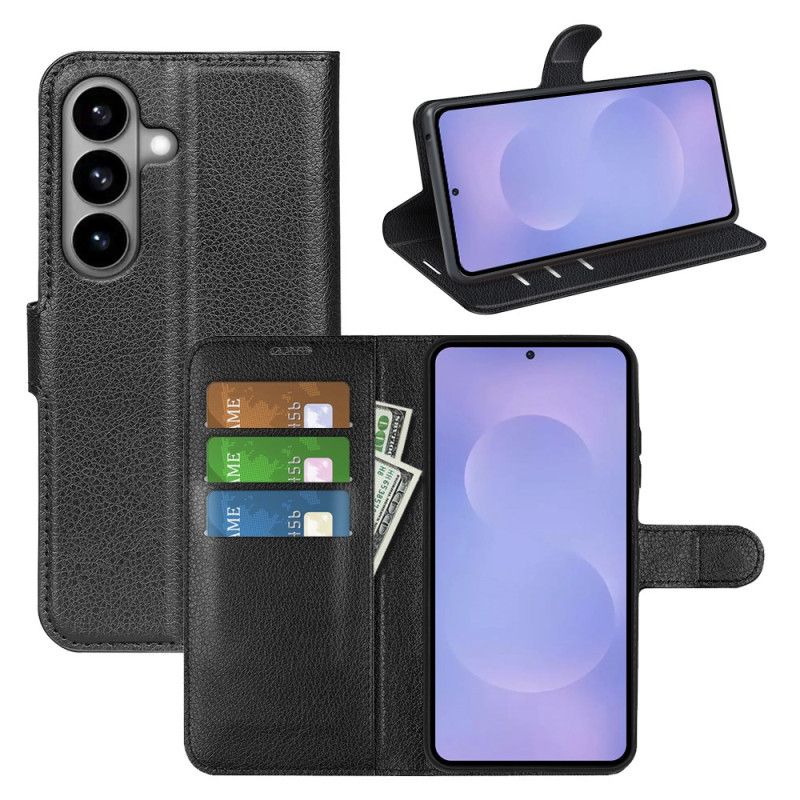 Kožený Kryt Samsung Galaxy S26 Umělá Kůže Liči