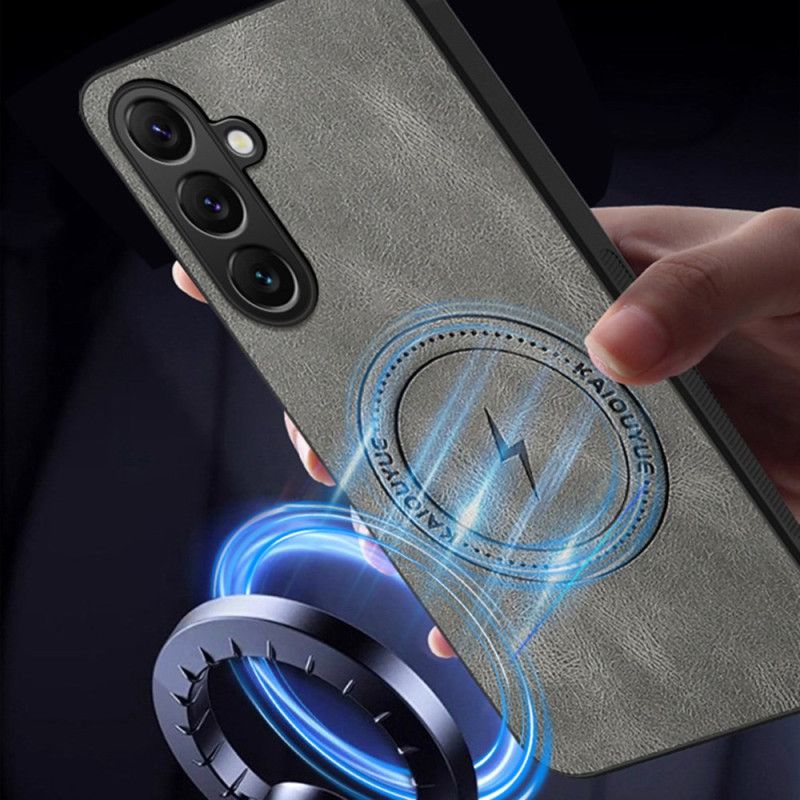 Kryt Na Samsung Galaxy S26 Magnetický S Koženým Efektem