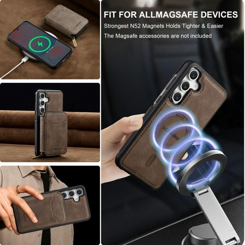 Kryt Na Samsung Galaxy S26 Odnímatelná Magnetická Peněženka Lc.imeeke