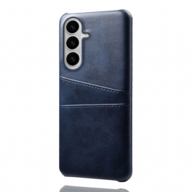 Kryt Na Samsung Galaxy S26 Pouzdro Na Karty S Koženým Efektem