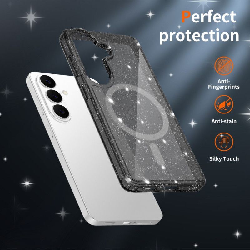 Kryt Na Samsung Galaxy S26 Třpytivá Magnetická Peněženka