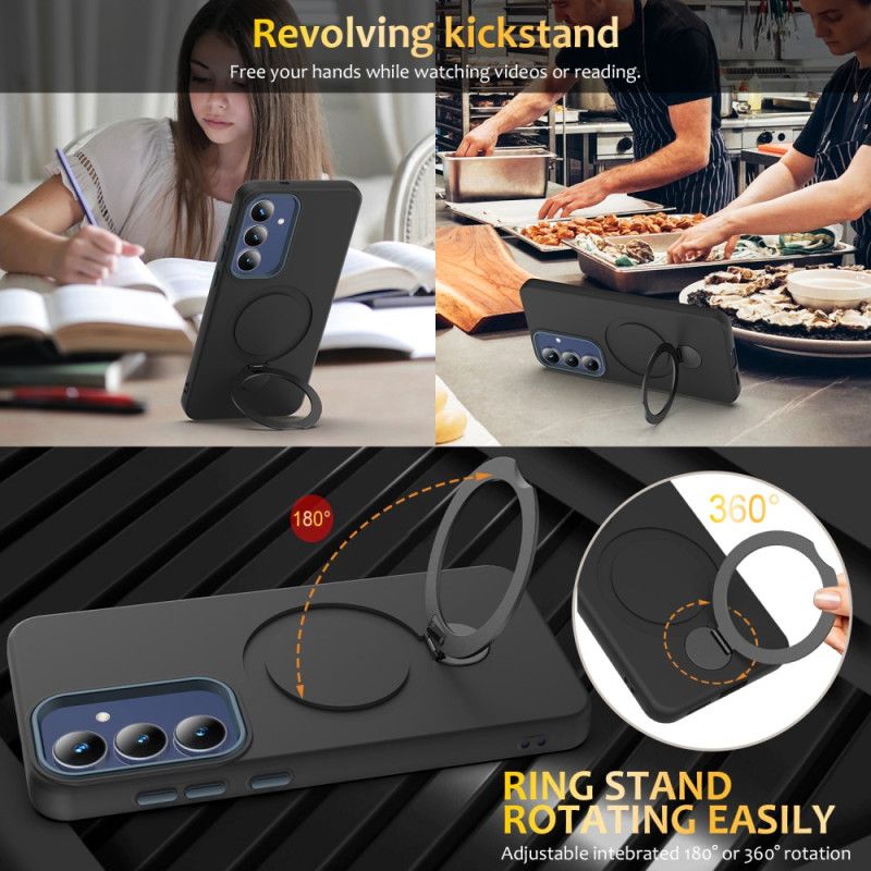 Kryt Samsung Galaxy S26 Magnetické S Otočným Kroužkovým Stojánkem