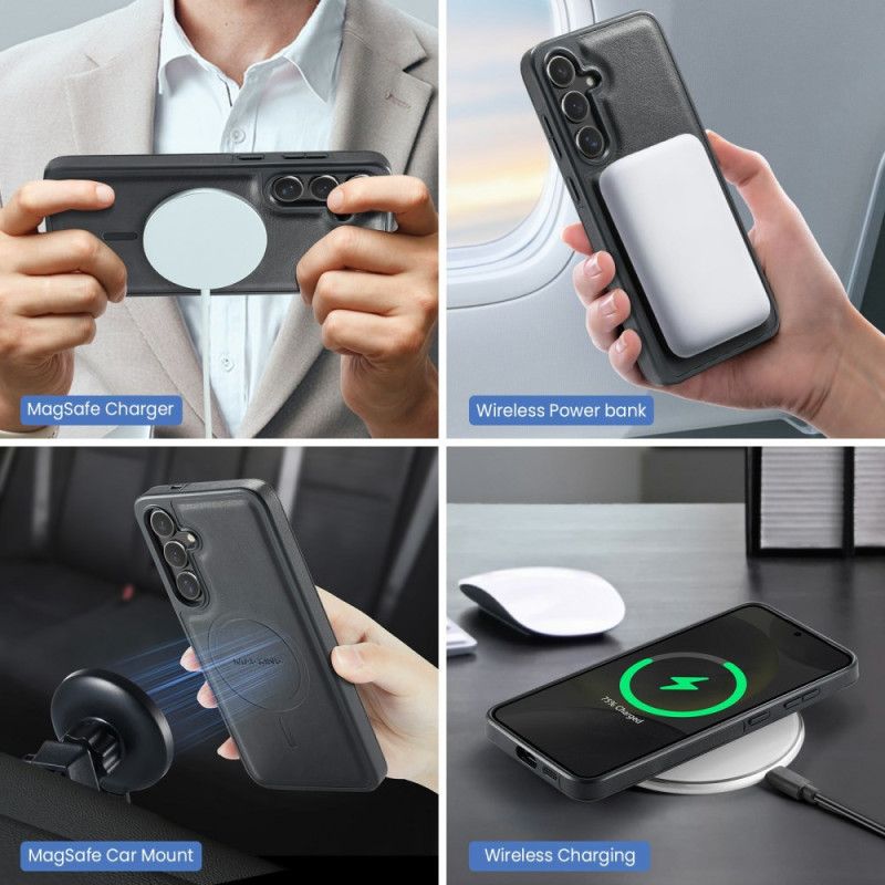 Kryt Samsung Galaxy S26 Magnetický Držák Na Karty A Prsten Magking