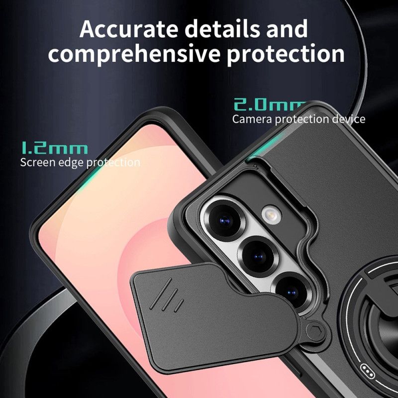 Kryt Samsung Galaxy S26 Magnetický Skládací Držák Na Prsteny A Chránič Fotoaparátu